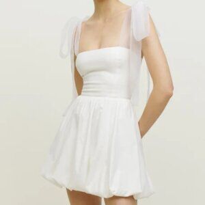 Reformation White Enza Dress